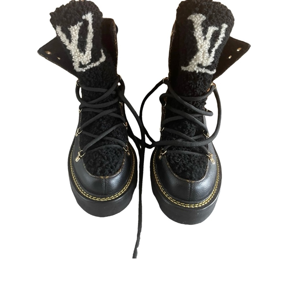 Louis Vuitton Black Winter Boots